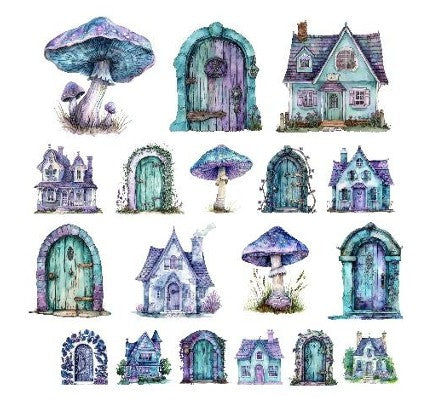 Simply Stated Amethyst Garden Ephemera