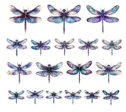 Simply Stated Amethyst Garden Dragonflies Ephemera