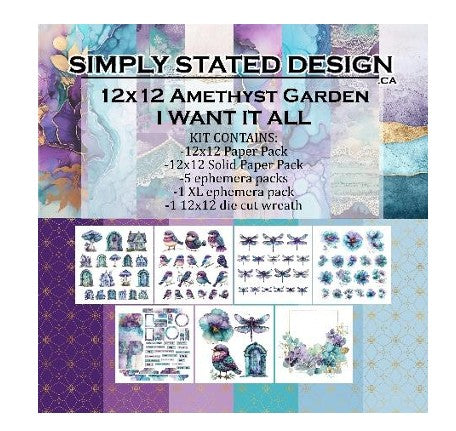 Simply Stated Amethyst Garden I Want It All bundle