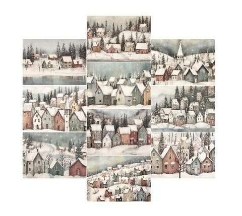 Simply Stated Winter Village ATC