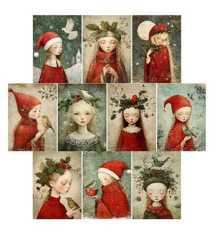 Simply Stated Christmas Whimsy ATC