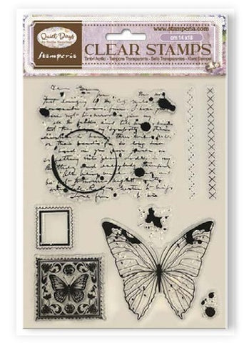Stamperia Acrylic stamp cm 14x18 - Quiet Days butterfly