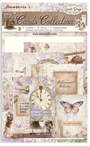 Stamperia Cards Collection - Quiet Days