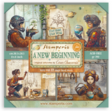 Stamperia Scrapbooking Pad 22 sheets cm 20,3X20,3 (8"X8") Single Face A new Beginning