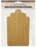 Stamperia Crafty shapes: A new Beginning tag