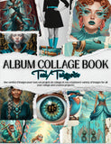 Le Chaos Créatif Album Collage Album Turquoise/Teal