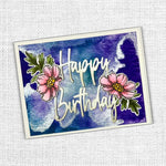 Paper Rose die - Happy Birthday