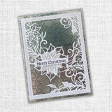 Paper Rose - White Christmas Poinsettia Coverplate Die