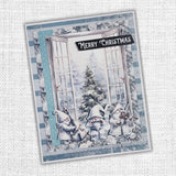 PAPER ROSE STUDIO -White Christmas 12x12 Paper Collection