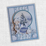 Paper Rose White Christmas 6x8" Quick Cards Collection