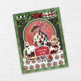 Paper Rose Christmas Wishes 6 x 8" Embossed Die Cuts