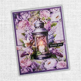 Paper Rose Lavender & Fairies Ephemera Embossed Die Cuts