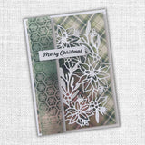 Paper Rose - White Christmas Poinsettia Border Die