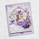 Paper Rose Lavender & Fairies 6x8" Quick Cards Collection