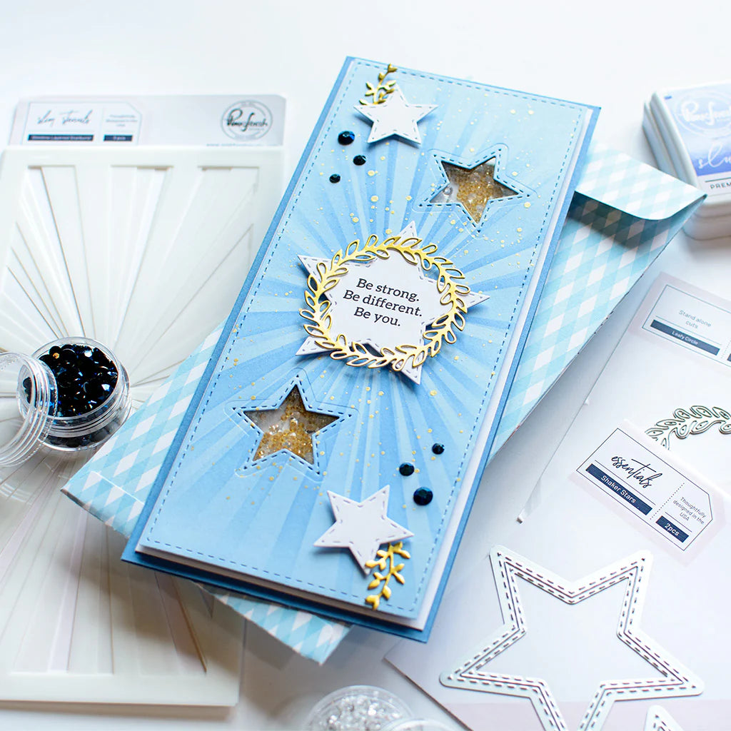 Pinkfresh Essentials Slimline Envelope Die Set – Scrap en masse