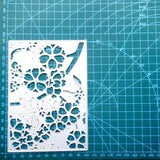 Kokorosa Metal Cutting Dies With Cherry Blossom Background Board