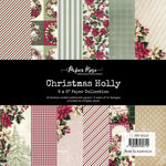 Paper Rose Christmas Holly 6x6 Paper Collection