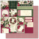 Paper Rose Christmas Holly 6x6 Paper Collection