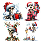 Simply Stated - Christmas Skeletons XL Ephemera Pack