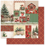 Paper Rose - 12x 12 Paper Collection Christmas Tree Farm