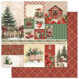 Paper Rose - 12x 12 Paper Collection Christmas Tree Farm