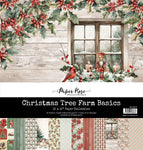 Paper Rose - 12x12 Paper Collection Christmas Tree Farm Basics