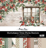 Paper Rose - 12x12 Paper Collection Christmas Tree Farm Basics