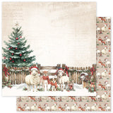 Paper Rose - 12x12 Paper Collection Christmas Tree Farm Basics