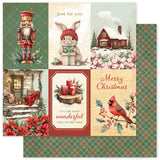 Paper Rose - 12x 12 Paper Collection Christmas Tree Farm