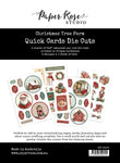 Paper Rose Christmas Tree Farm Quick Card Die Cuts