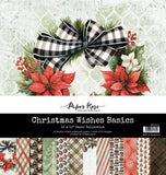 Paper Rose Christmas Wishes Basics 12x12 Paper Collection