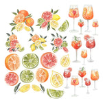 Simply Stated-Sweet Summer Florals Citrus Ephemera