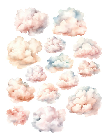 Simply Stated - Sweet Spring Skies Clouds Ephemera