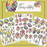 Ronron Designs - Éphémères à découper Marika Lemay: Fleurs Eclatée
