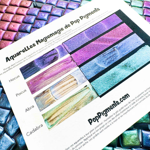 Pop! Pigments Aquarelle Magnétique Colorshift Magie Magie sans aimant