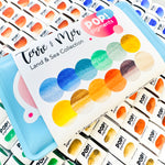 Pop! Pigments - Palette Aquarelle Terre et Mer