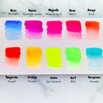 Pop! pigments- Aquarelle fluorescente