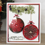 Creative Expressions Sue Wilson Pine and Holly Spray Craft Die