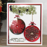 Creative Expressions Sue Wilson Pine and Holly Spray Craft Die