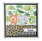 STUDIO LIGHT - CCL Clear Stamp Go Wild Friendz 148x105x4mm 17 PC nr.267