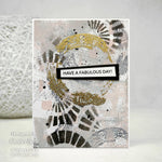 Creative Expressions - Andy Skinner Coffee Print Rubber Stamp