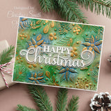 Creative Expressions -  Nature's Christmas Companion Colouring Stencil Set 6 in x 8 in 2pk