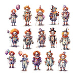 Simply Stated - Creepy Clowns Ephemera Pack