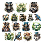Simply Stated - Cogwood Grove Critters Ephemera