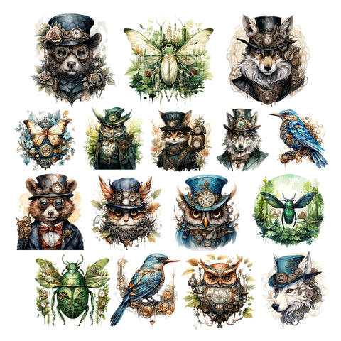 Simply Stated - Cogwood Grove Critters Ephemera