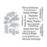 Hero Arts Winter Foliage Stamp & Cut XL