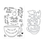Hero Arts Coffee or Tea Stamp & Cut