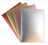 Dovecraft Pad of smooth metallic cardstock A4, 4 colors, 8 sheets