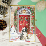 HUNKYDORY CRAFTS Christmas Dog Tales Decoupage Topper Collection
