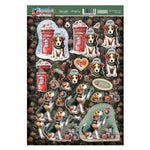 Hunkydory Crafts Jack Russell Terrier & Beagle Decoupage Topper Sheet